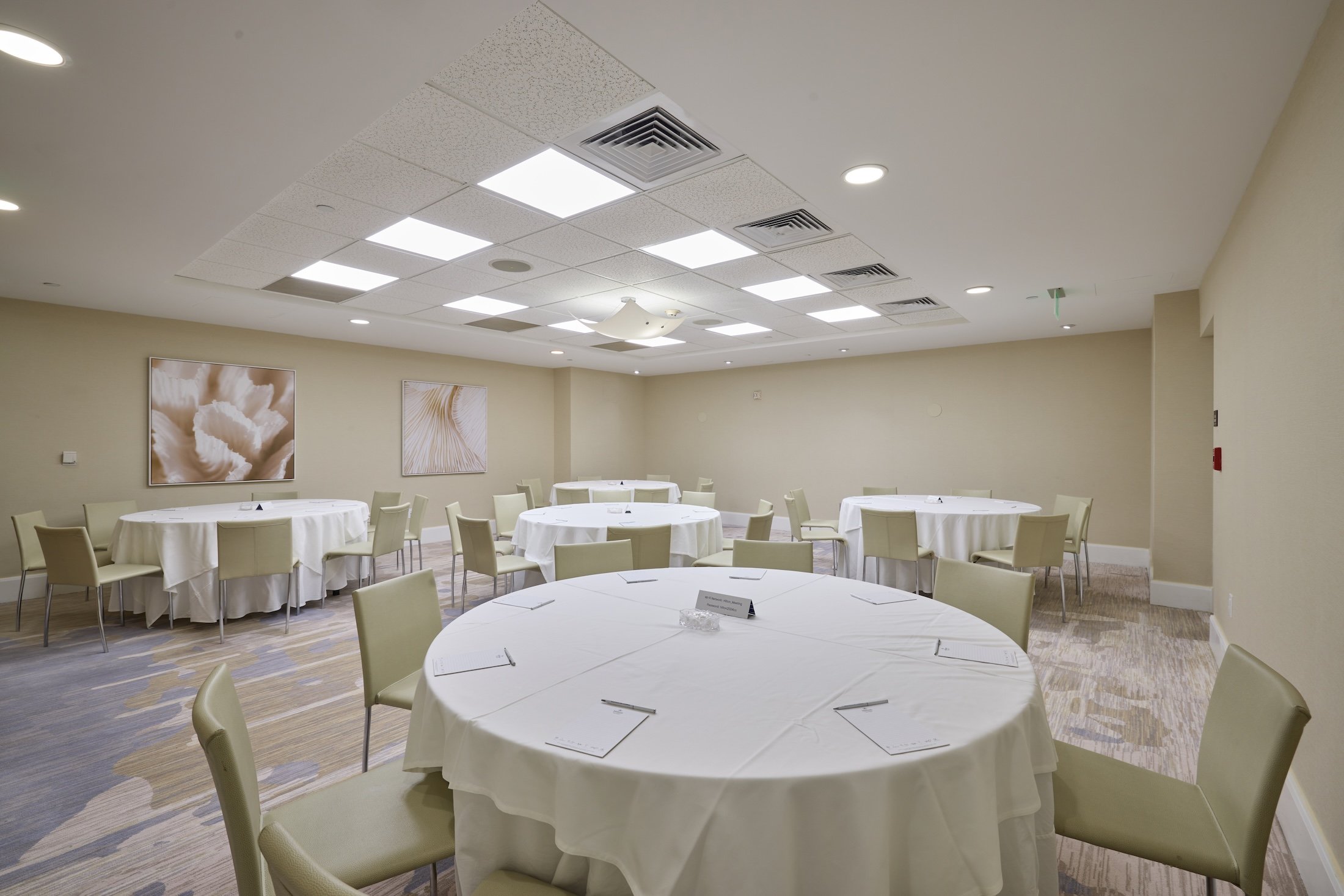 interior view of a meeting room