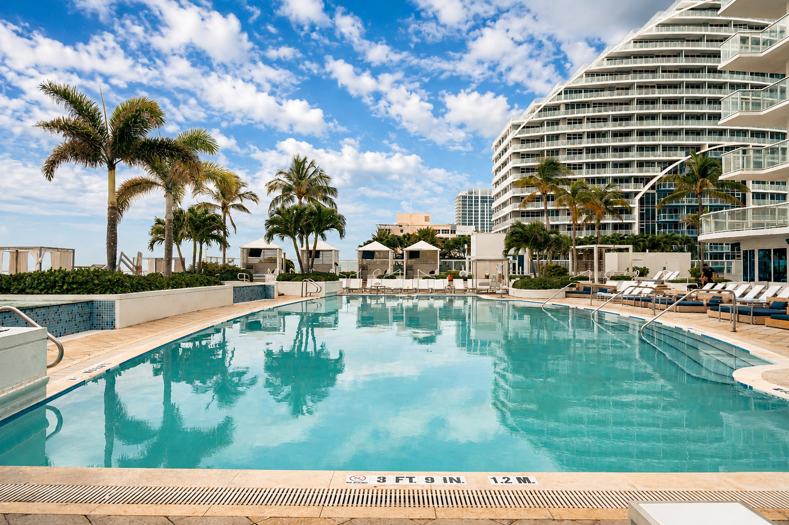 Pool Terrace in the daytime